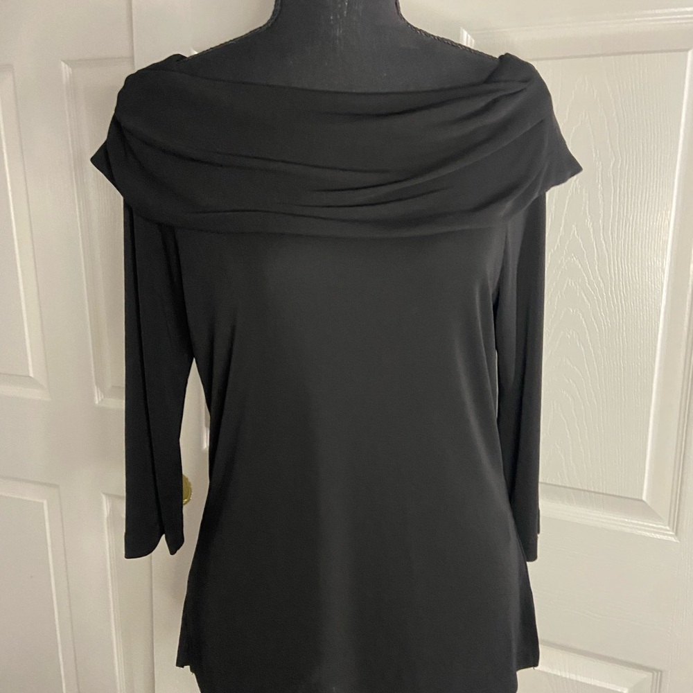 Talbots NWT black top women’s small petite